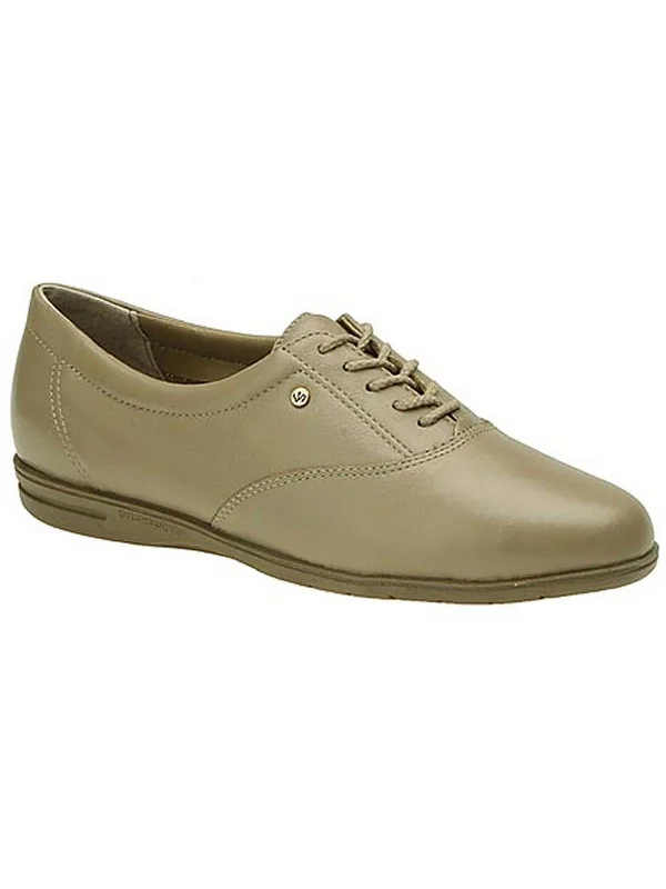 Motion Womens Leather Lace Up Oxfords