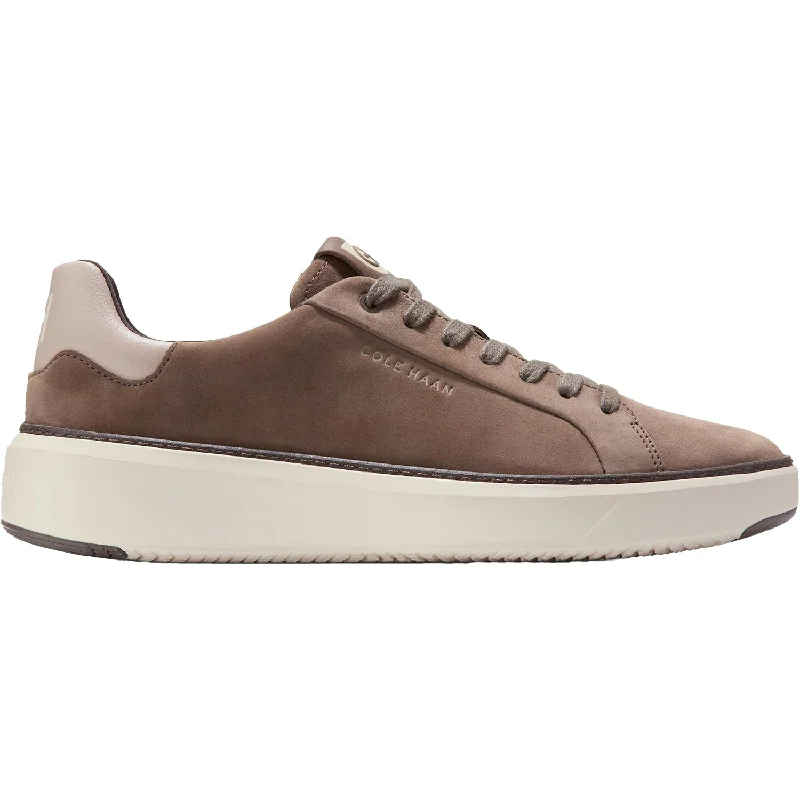 Men's Cole Haan GrandPro Topspin Sneaker Lava Nubuck/Oxford Tan Leather