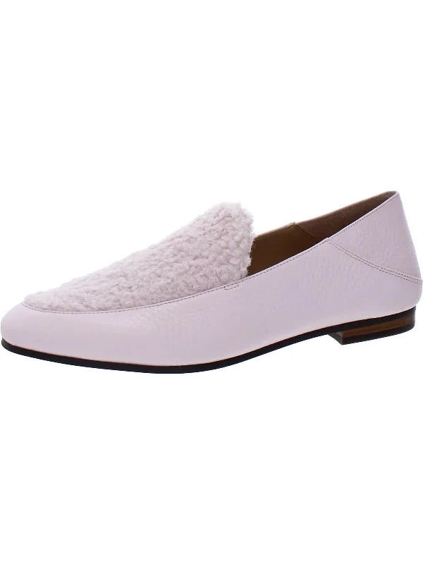 Frieda Womens Leather Slip On Loafers