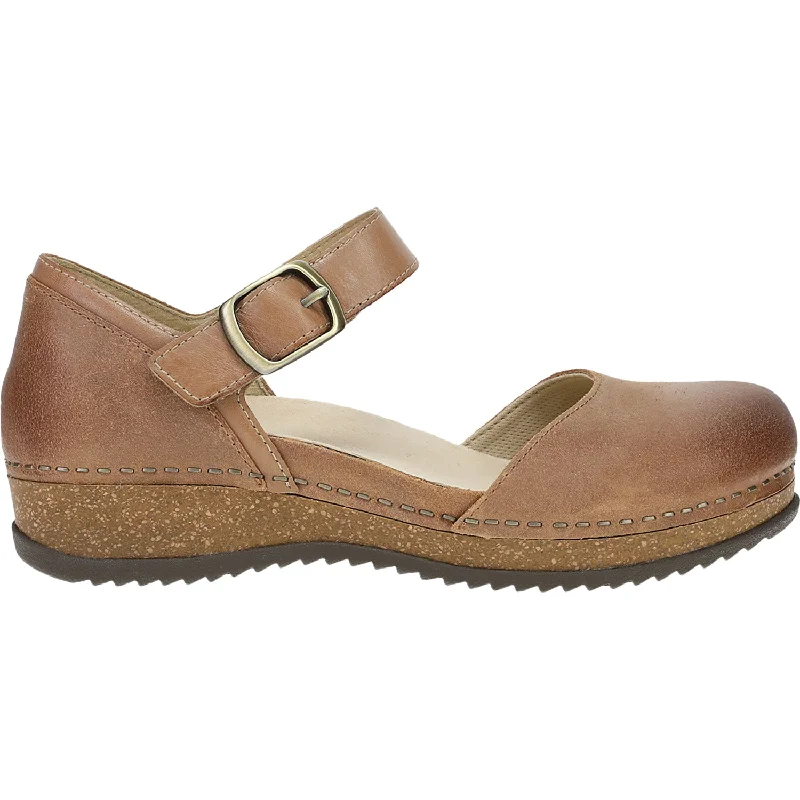 Women's Dansko Mae Tan Burnished Suede