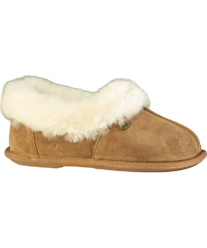 Just Sheepskin Brown Classic Sheepskin Slipper UK 7 EU 40 👠