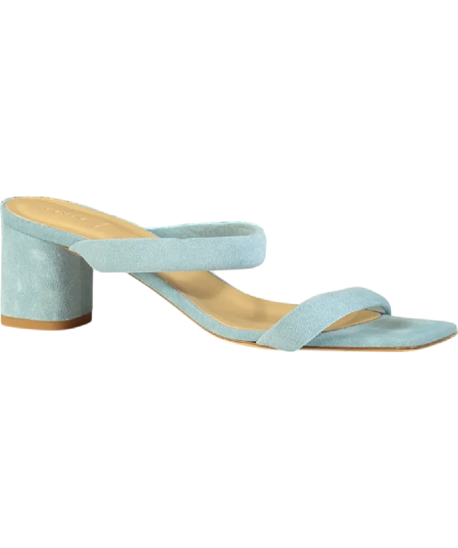 AEYDE Blue Suede Anni Sandal UK 6 EU 39 👠